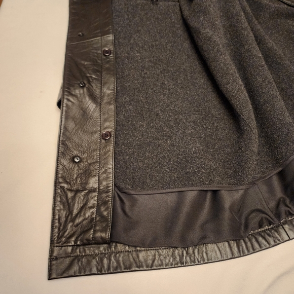 Coach Men's Black Soft Leather Coat - Picture 8 of 14